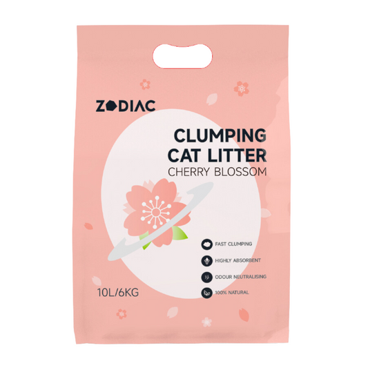 ZODIAC Clumping Cat Litter - Cherry Blossom 10L/6Kg