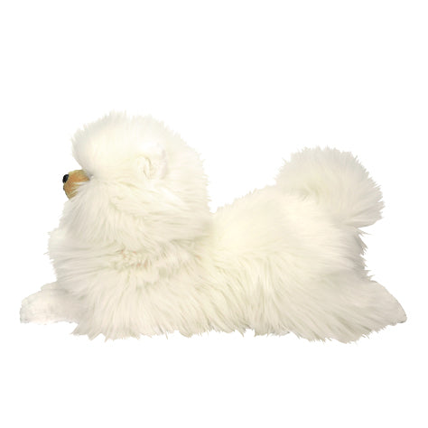 LYING DOG STUFFED TOY S POMERANIAN CR