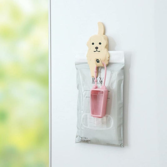 Toyo Case Refrigerator Magnet Hook with Clip -Golden Retriever