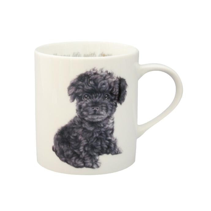 Wankore Toy Poodle Mug - Black