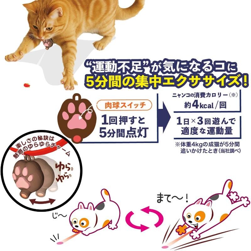 CattyMan Rechargeable Wearable Laser Cat Toy for Cats