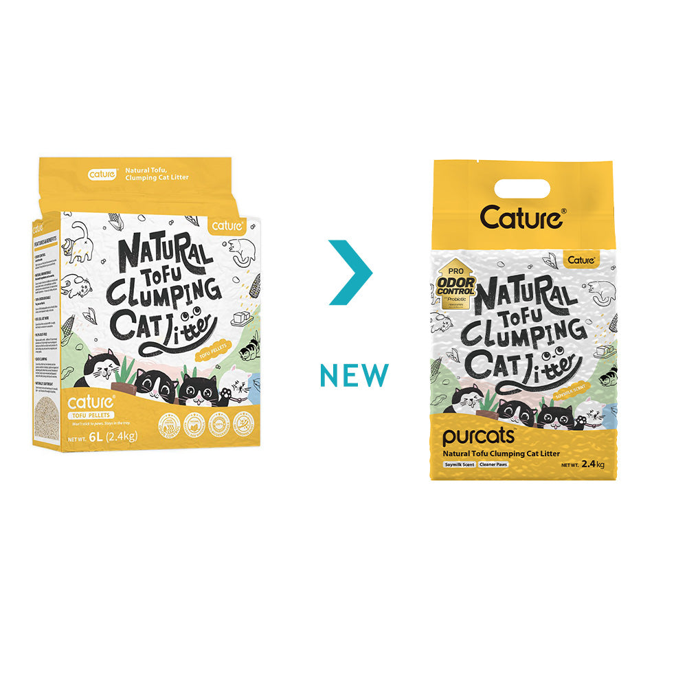 CATURE Tofu Clumping Cat Litter 6L/2.4Kg
