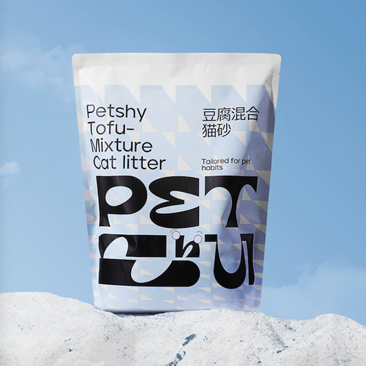 Petshy Tofu Mixed Odor-Control Cat Litter – Coconut Shell Charcoal Formula 2kg