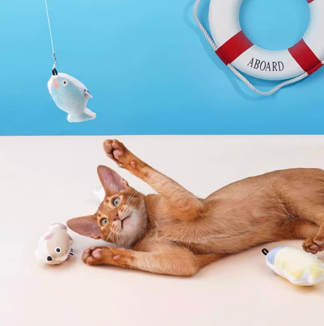 Zeze Fish Cat Teaser Wand