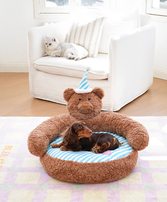 Zeze Sleepy Nick Bear Pet Sofa