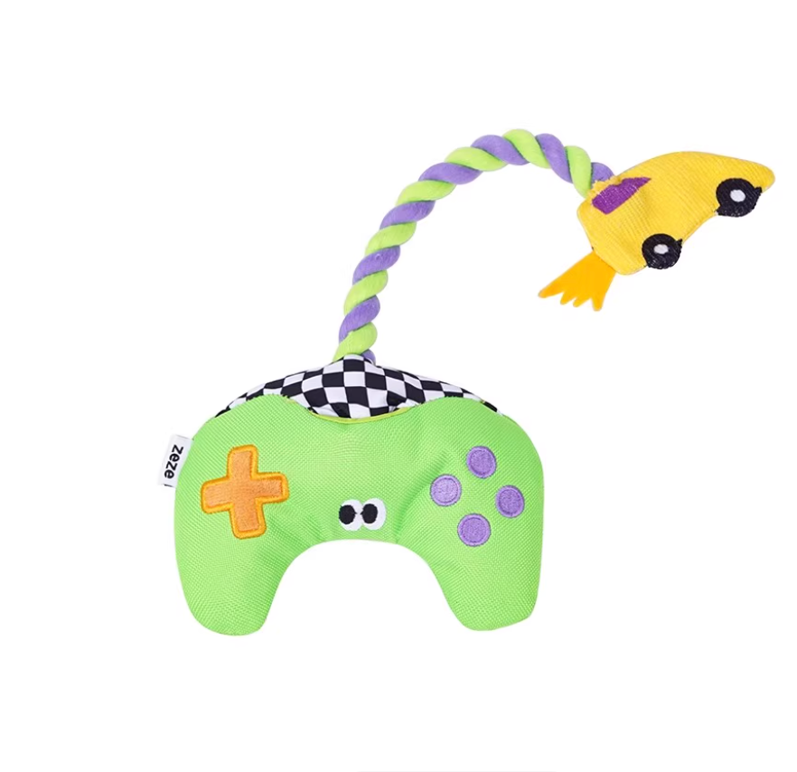 Zeze Game Controller Rope Dog Toy