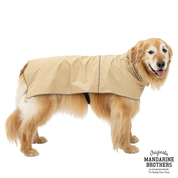 Mandarine Brothers Waterproof Dog Raincoat