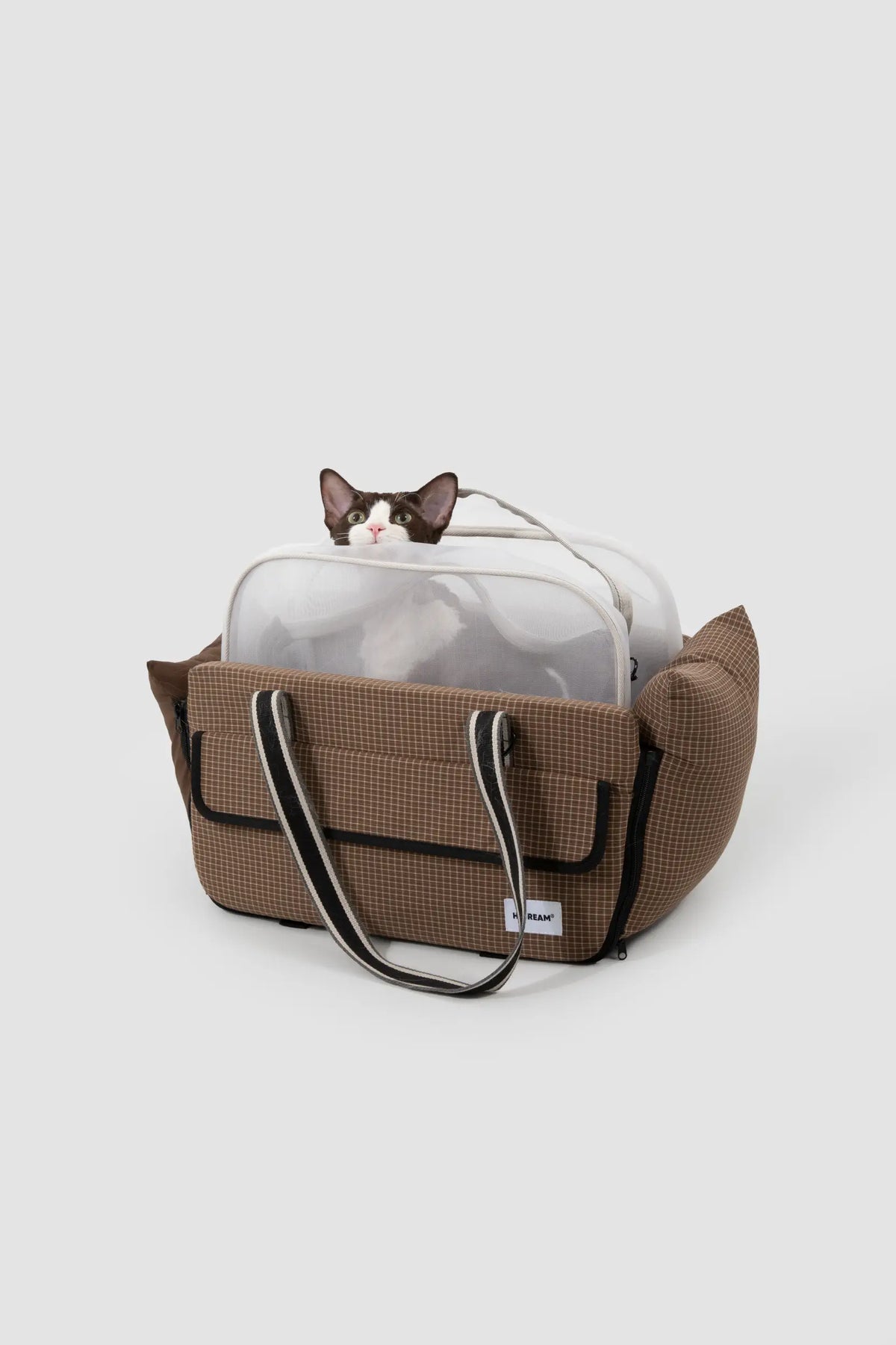 HiDream Car Console Pet Carrier – 2-in-1 Booster Seat & Travel Tote