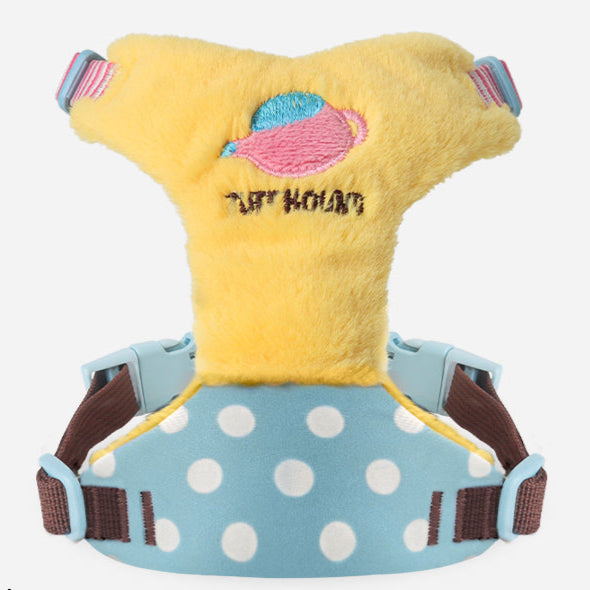 Plush Small Dog Harness - Yellow