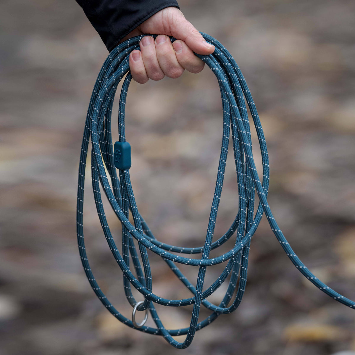 Long Rope Dog Leash Deep Teal
