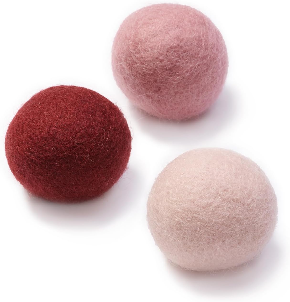 Gari Gari Mofu Natural Wool Cat Toy Ball (3-Pack)