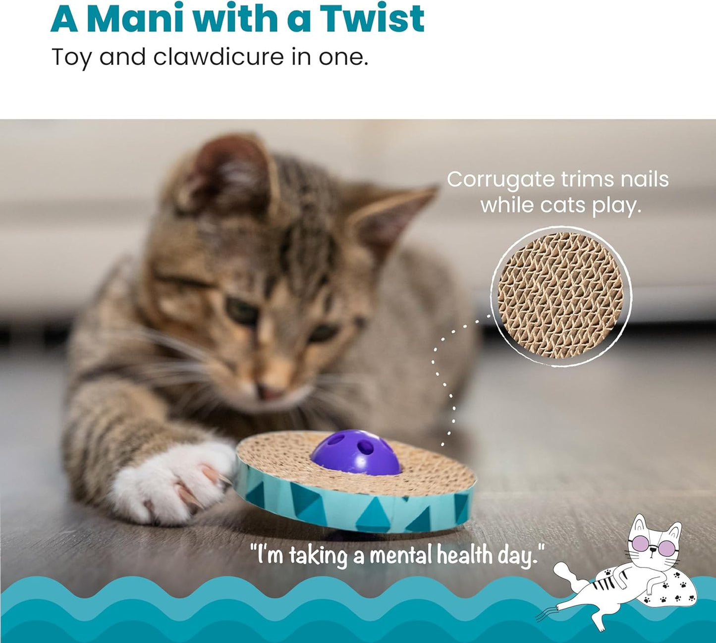 Petstages SPIN AND SCRATCH Cat Toy
