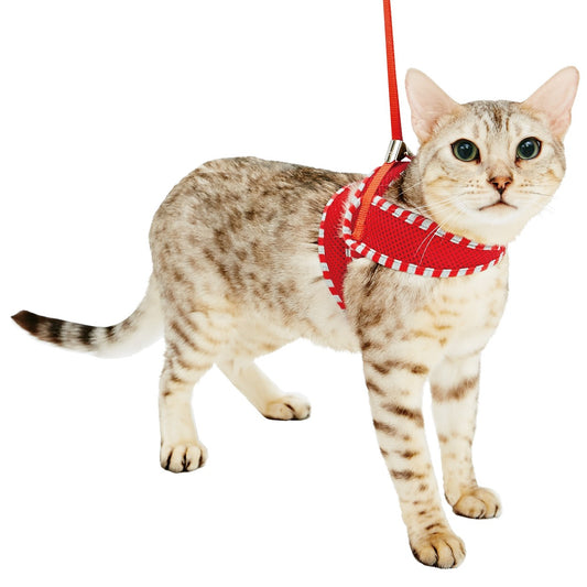 Petio Anycat Stripe Tiny Cat Harness – Red