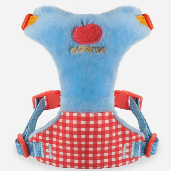 Plush Small Dog Harness - Blue