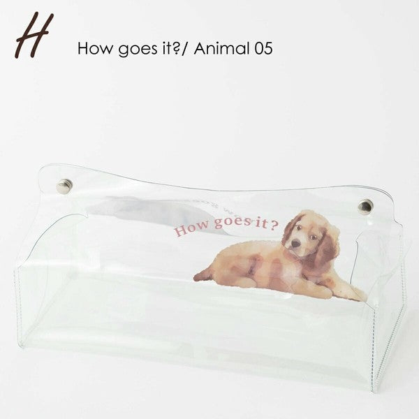 Jubilee Clear Tissue Case Vinyl Dog H. Golden Retriever