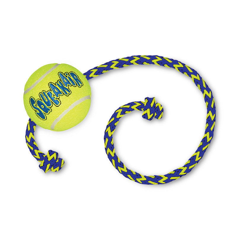 KONG AIRDOG SQUEAKER BALL W/ROPE