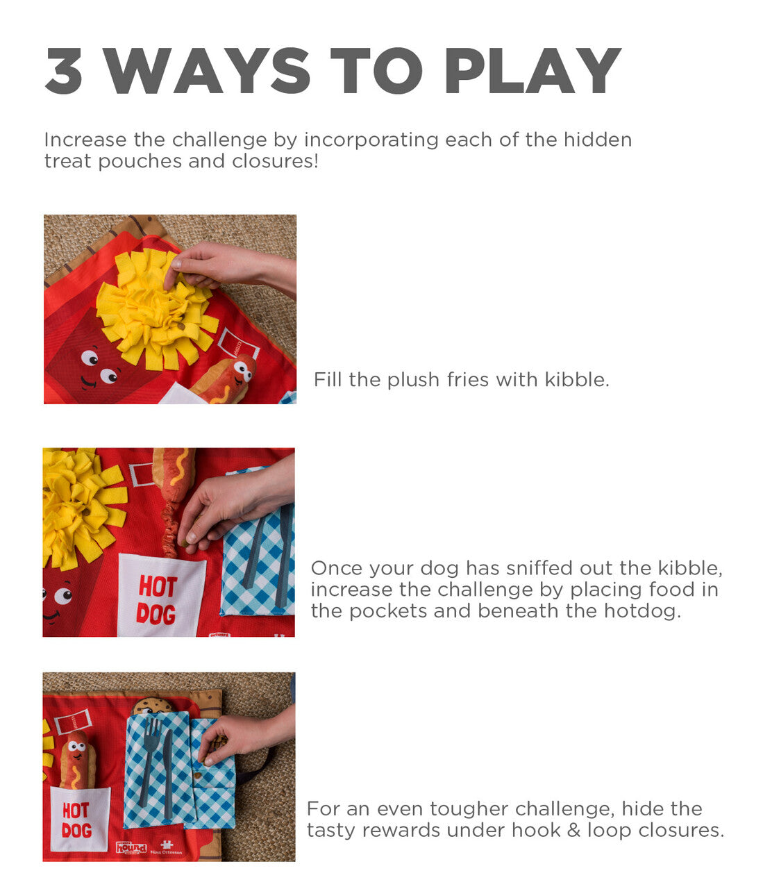 OUTWARD| NINA OTTOSSON ACTIVITY MAT FAST FOOD DOY TOY