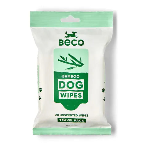 Beco Bamboo Travel Wipes Unscented 20pk