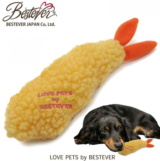 Shrimp Tempura Sound Pet Toy | LOVE PETS by BESTEVER