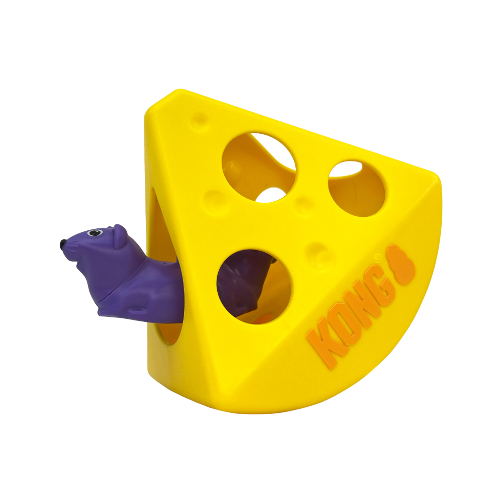 KONG CAT REWARDS ROCKER CHEESE Cat Toy