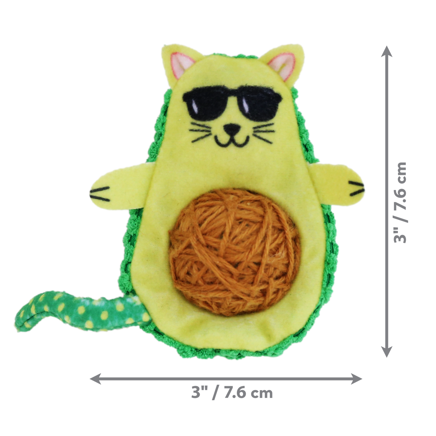 KONG WRANGLER AVOCATO CAT TOY
