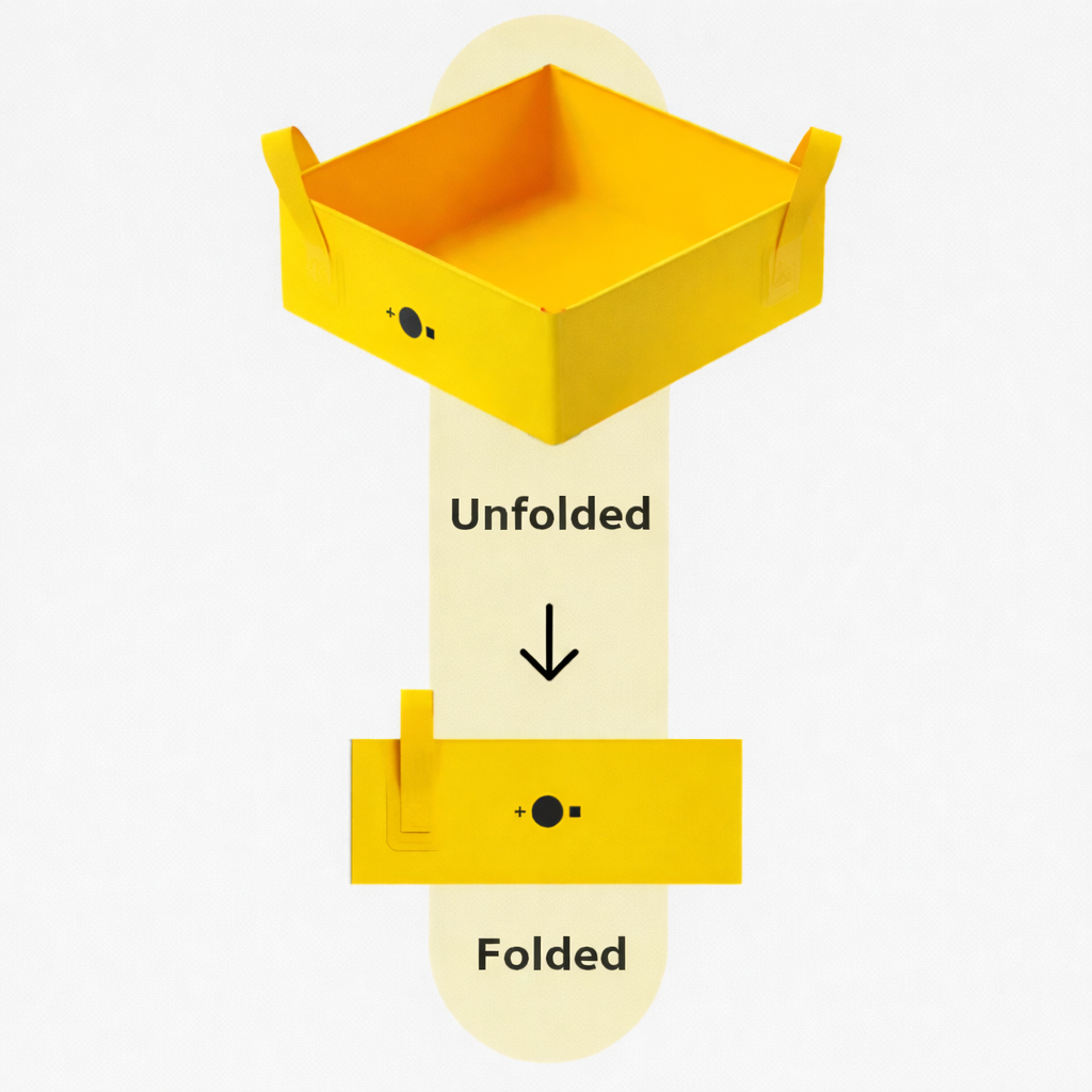 Waterproof Portable Foldable Cat Litter Box