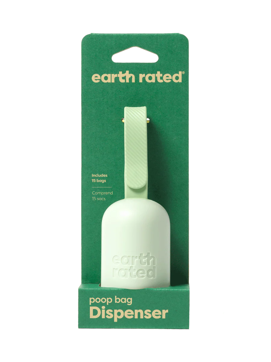 Earth Rated Poop Bag Dispenser with 15 Bags