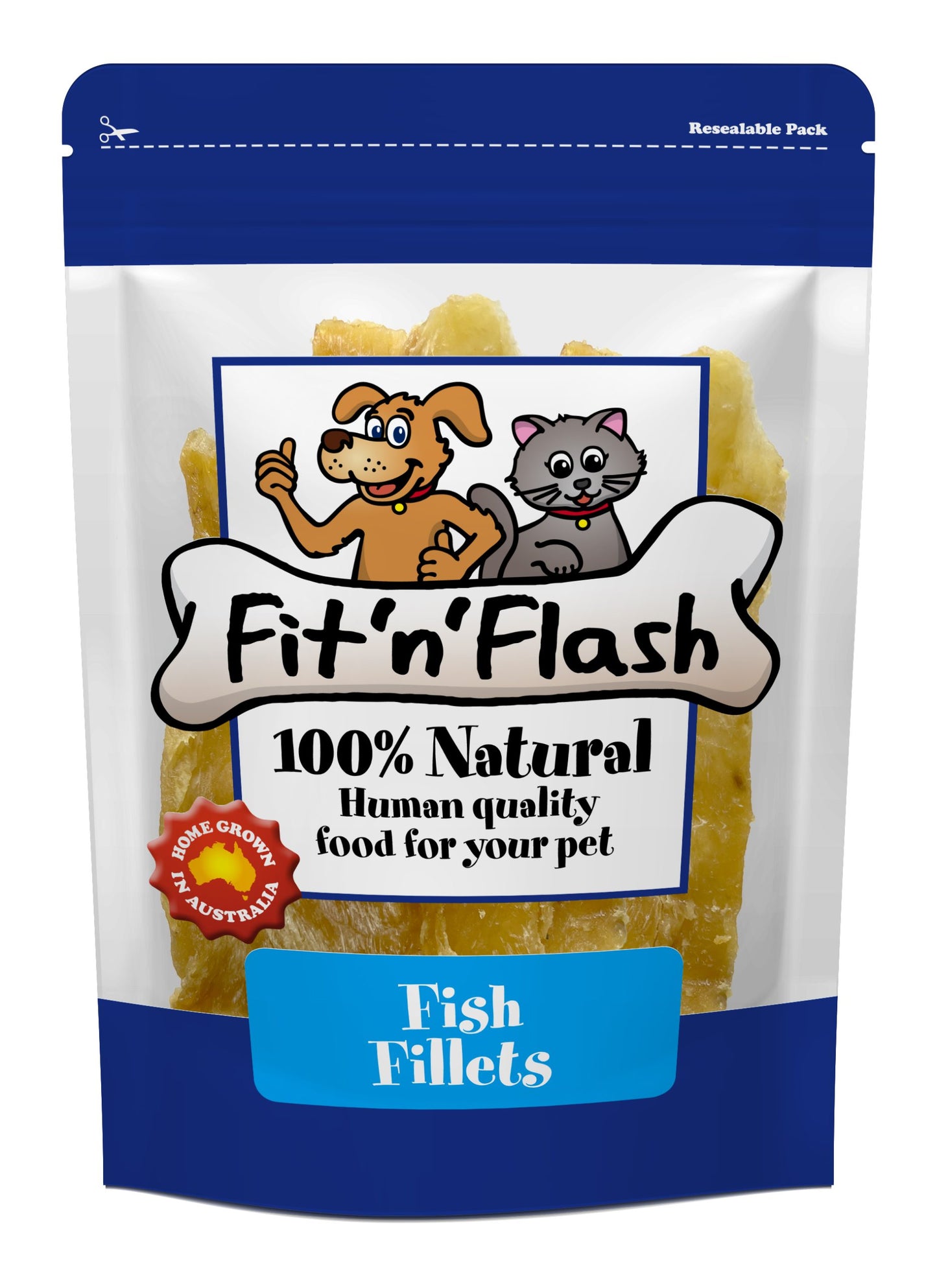 Fit'n'Flash Fish Fillets Dog and Cat Treats