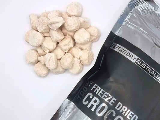 Freeze Dry Australia FreezeĀ DriedĀ Crocodile Bites Pet Treats