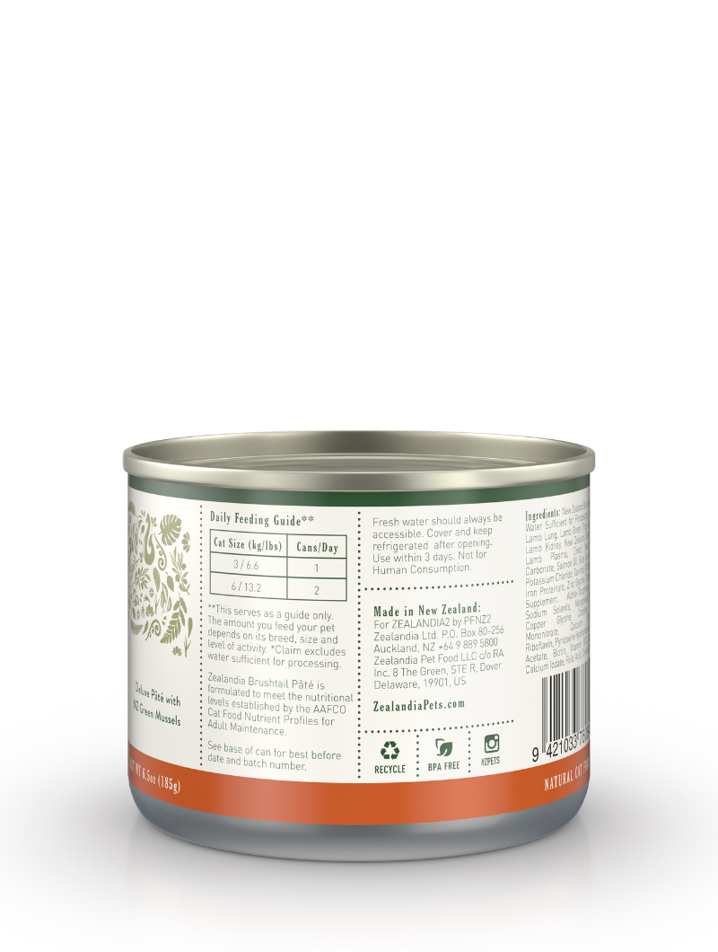 ZEALANDIA Brushtail Pate Cat Wet Food 170g