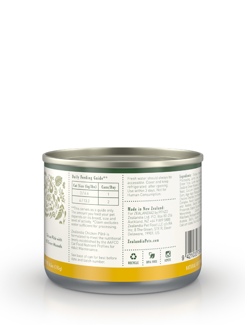 ZEALANDIA Chicken Pate Cat Wet Food 170g