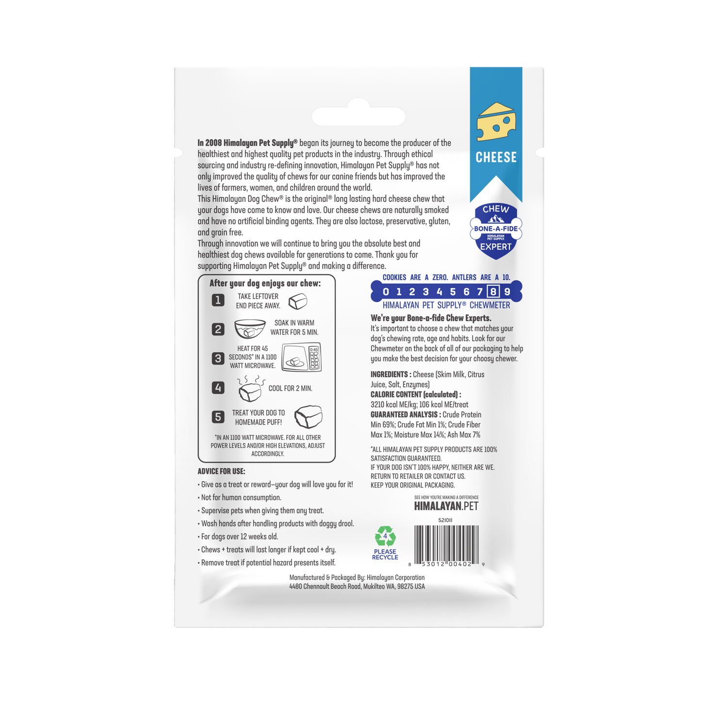 Himalayan Dog Chew Cheese Small (Blue)