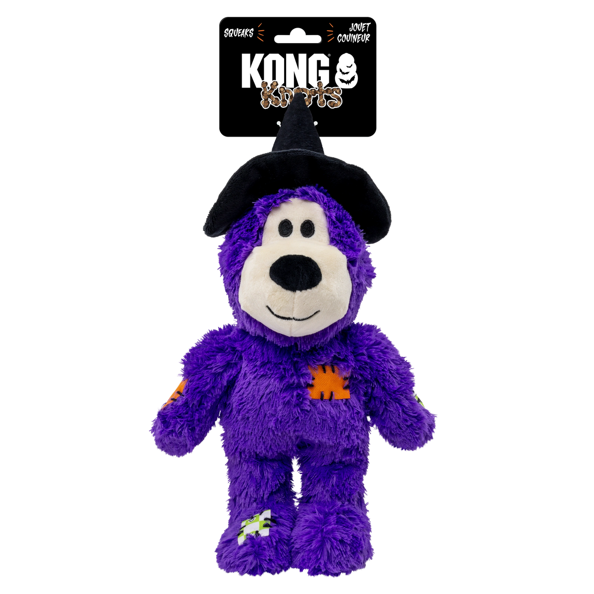 KONG Halloween 2026 Wild Knots Witch Bear Purple Med/Large