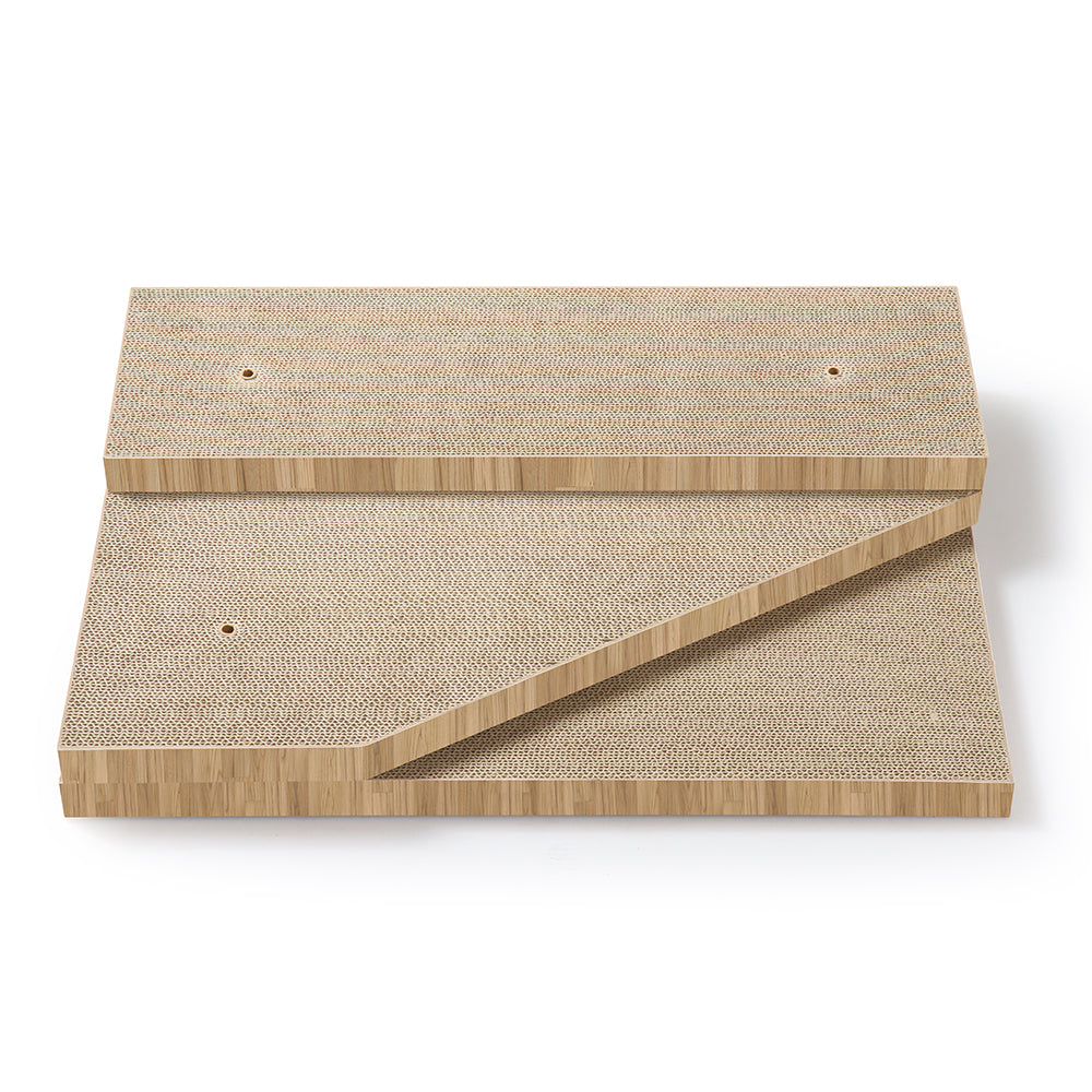 Woodtone 3-Tier Cat Tree with Scratcher