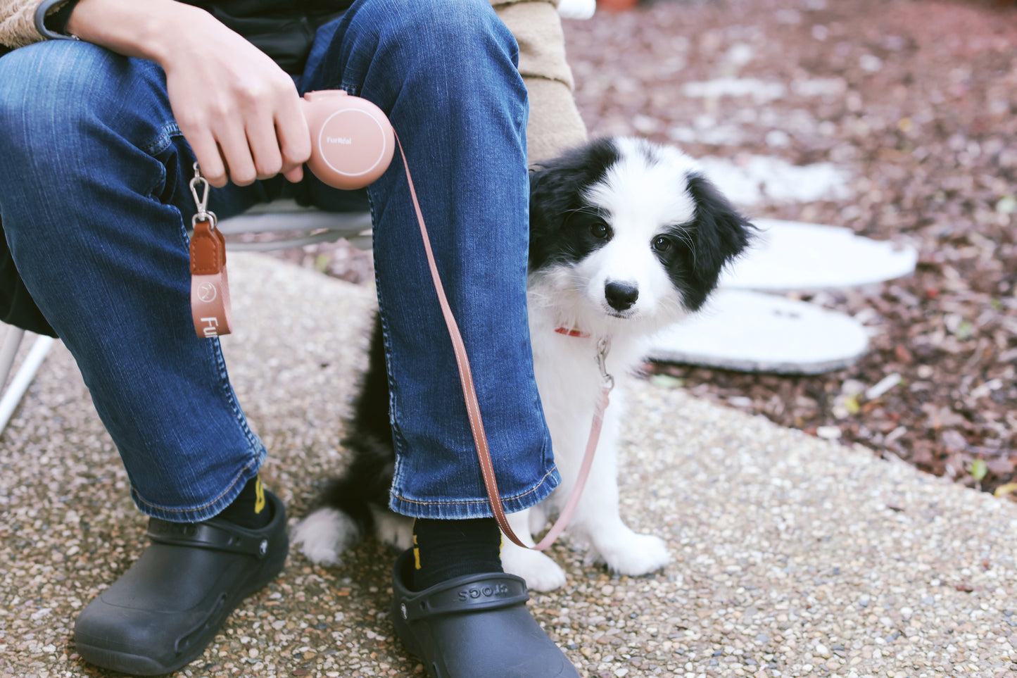 Furreal™ Chocoleash Heated Retractable Dog Leash – Award-Winning Design with Dual Temperature & Safety Strap