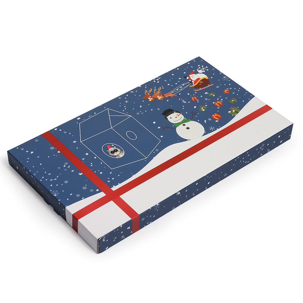 Christmas Cottage Cardboard Scratcher