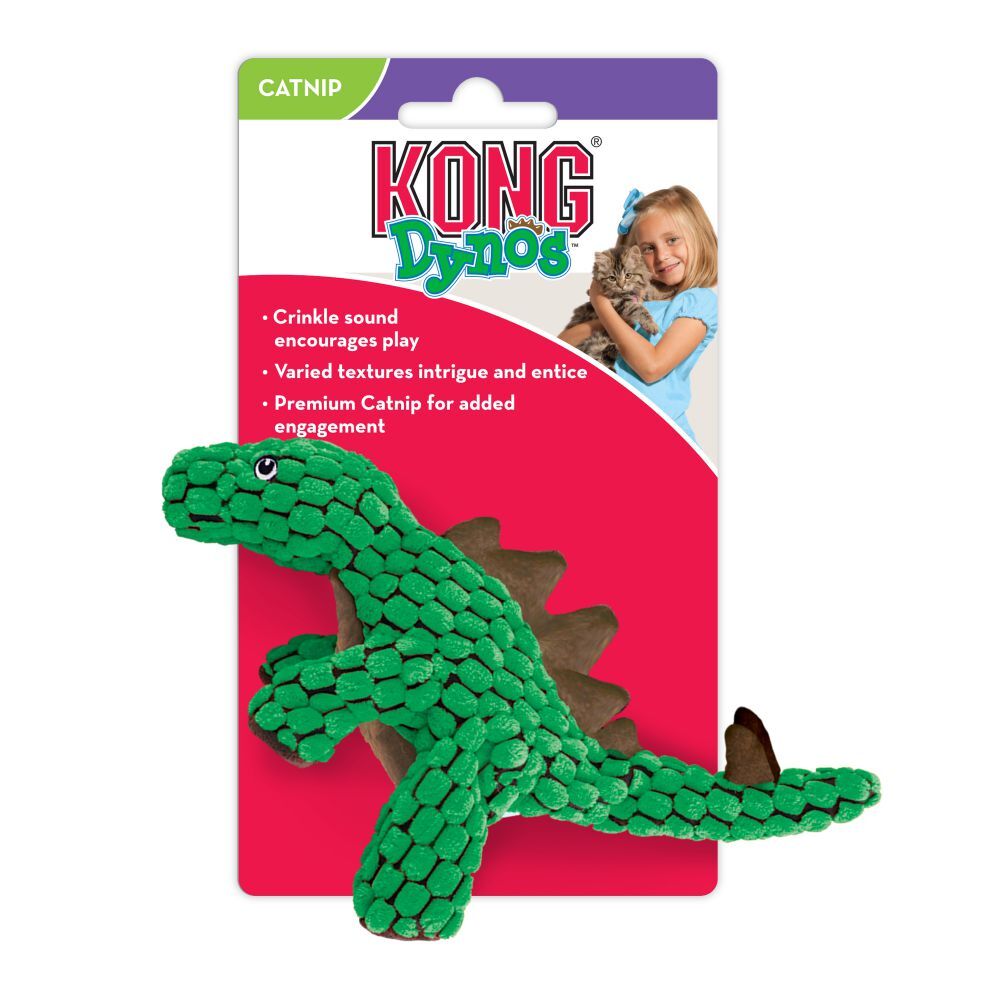 KONG CAT DYNOS Cat Catnip Toy (Assorted)
