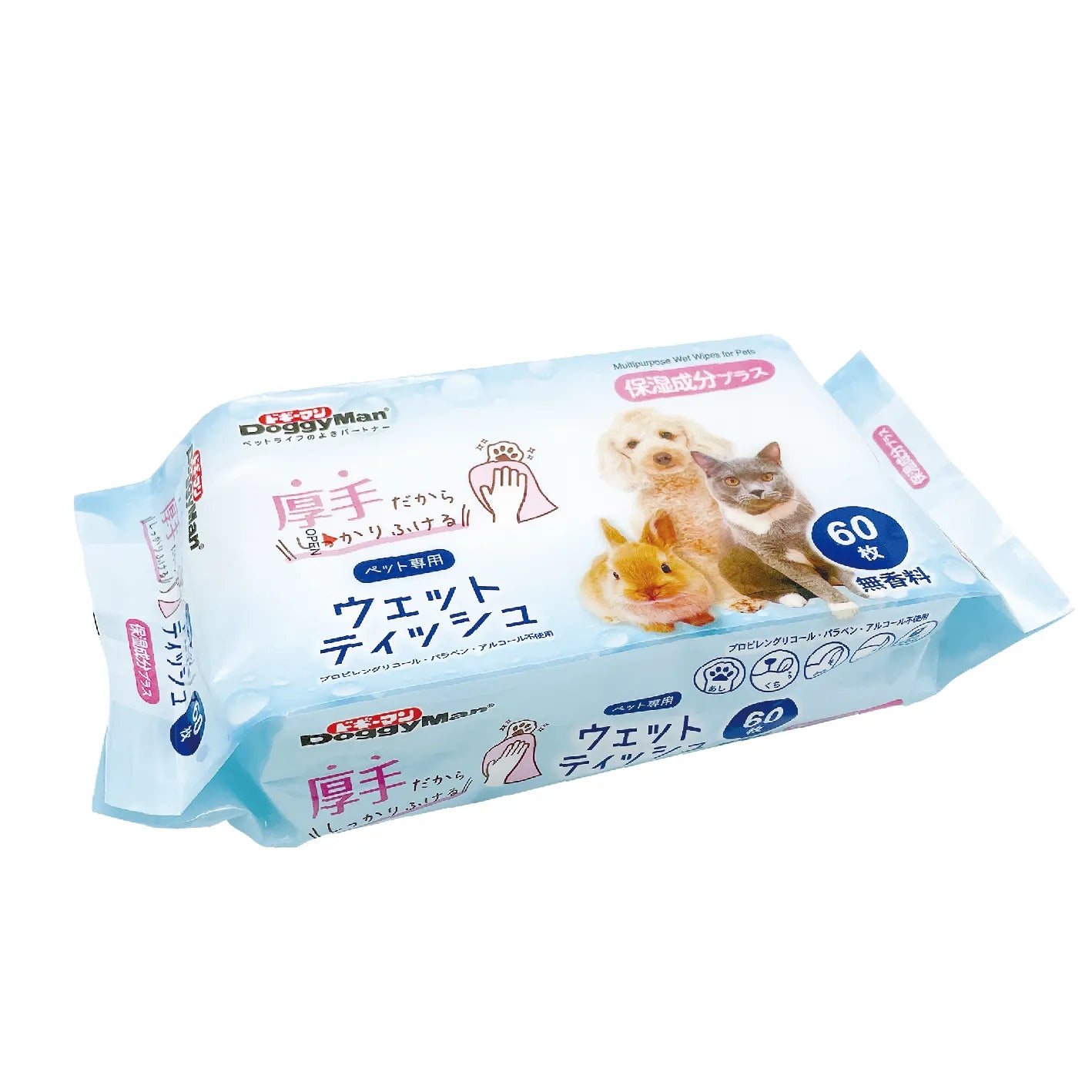 DoggyMan MULTIPURPOSE WET WIPES FOR PETS