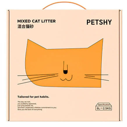 Petshy Original Tofu & Bentonite Mixed Odor-Control Cat Litter 2.5kg