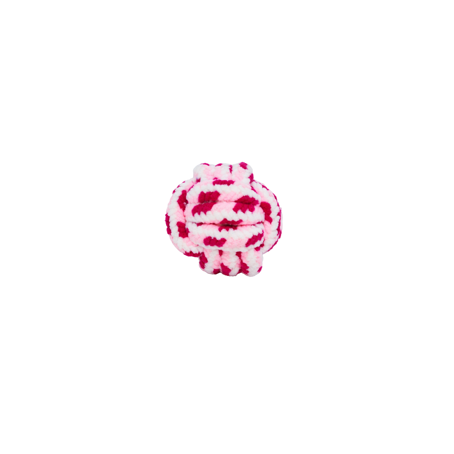 KONG PUPPY Rope Ball Assorted LARGE (Blue/Pink)