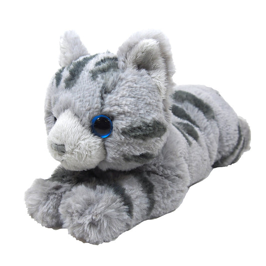 LYING CAT STUFFED TOY S AMERICAN SHORT HAIR