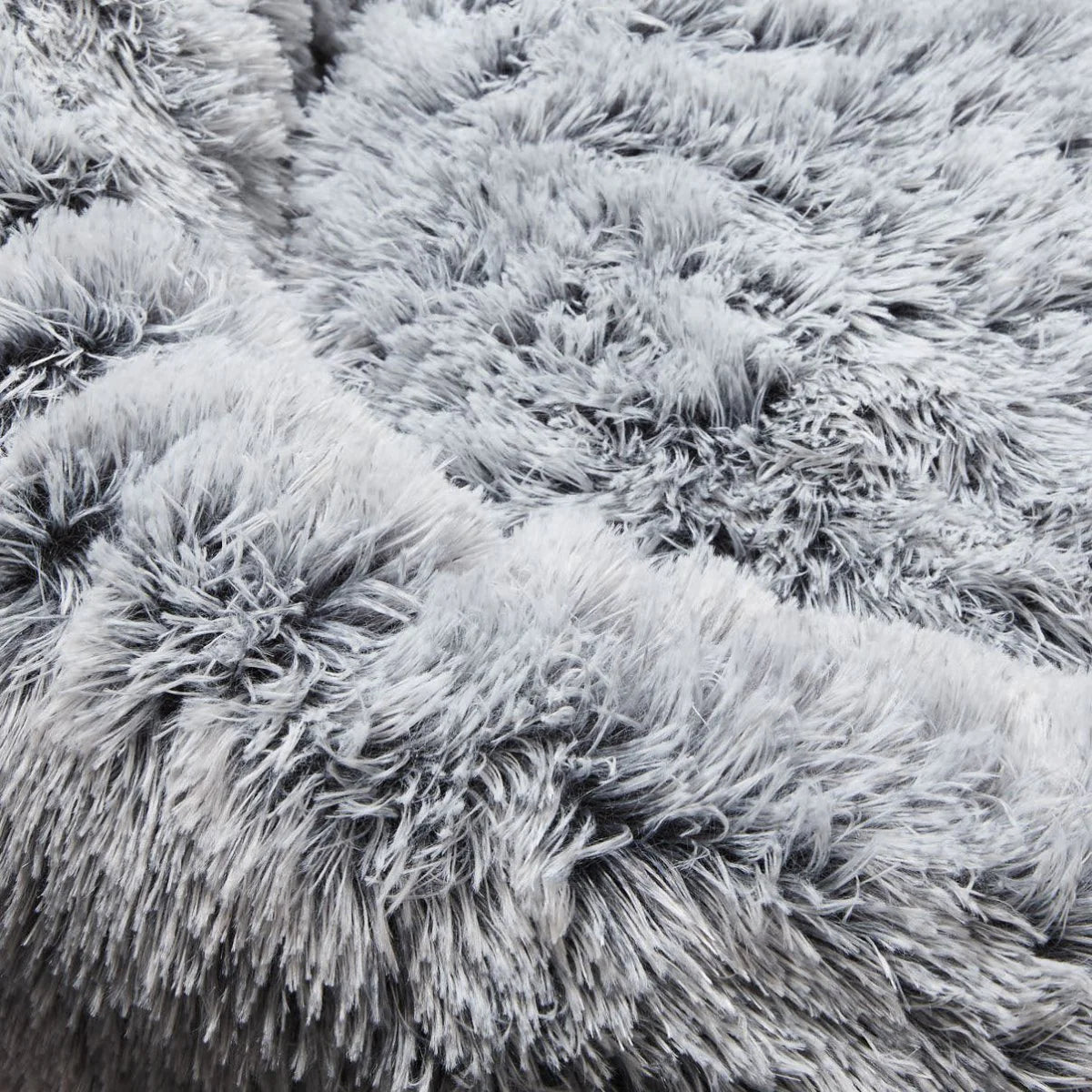 SNOOZA Calming Cuddler Dog Bed - Silver Fox