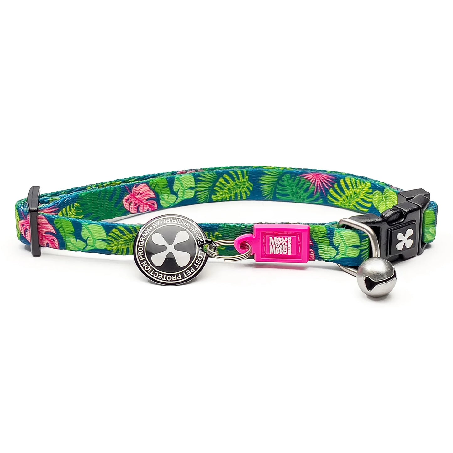 MAX & MOLLY Gotcha! SMART ID CAT COLLAR - TROPICAL