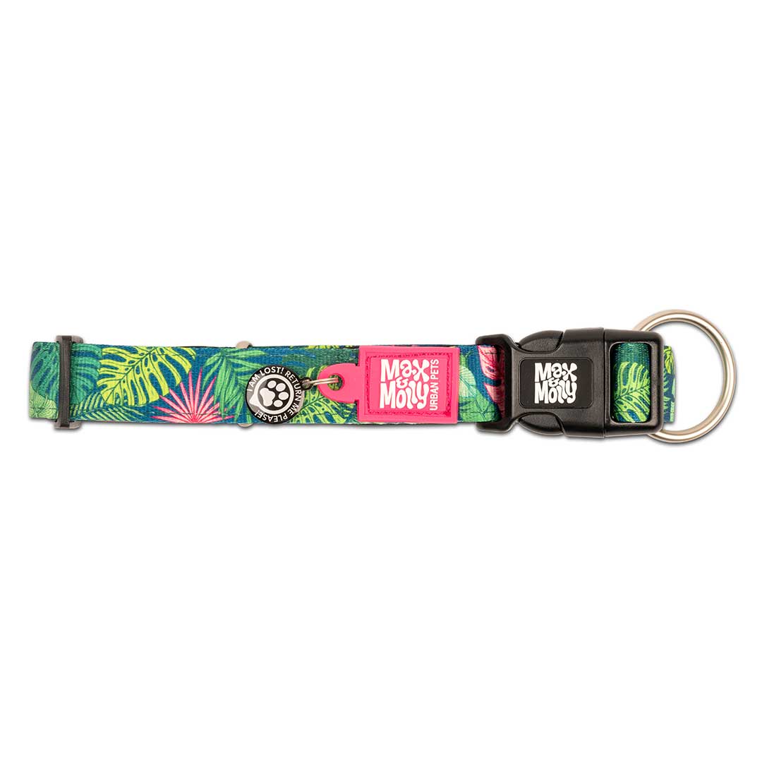 MAX & MOLLY GOTCHA! Smart ID Dog Collar - TROPICAL