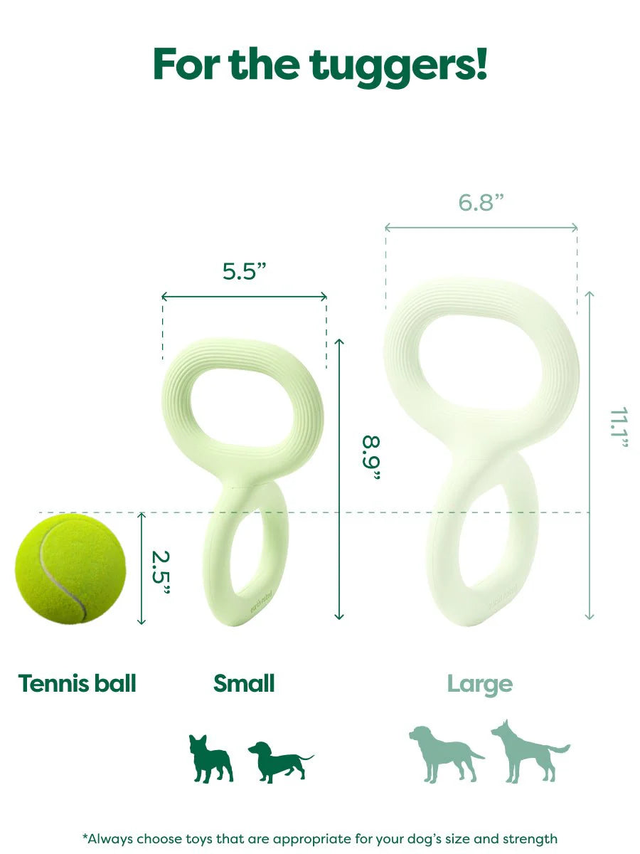 Earth Rated Tug Toy - Rubber - Small