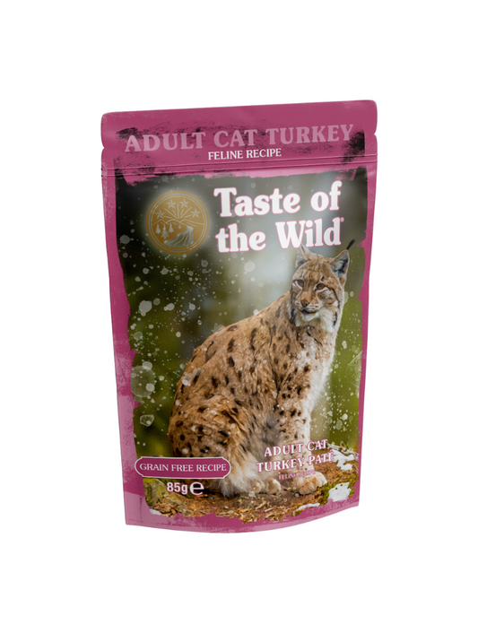 Taste of the Wild Adult Cat Turkey with Chicken Pate Pouch 85g