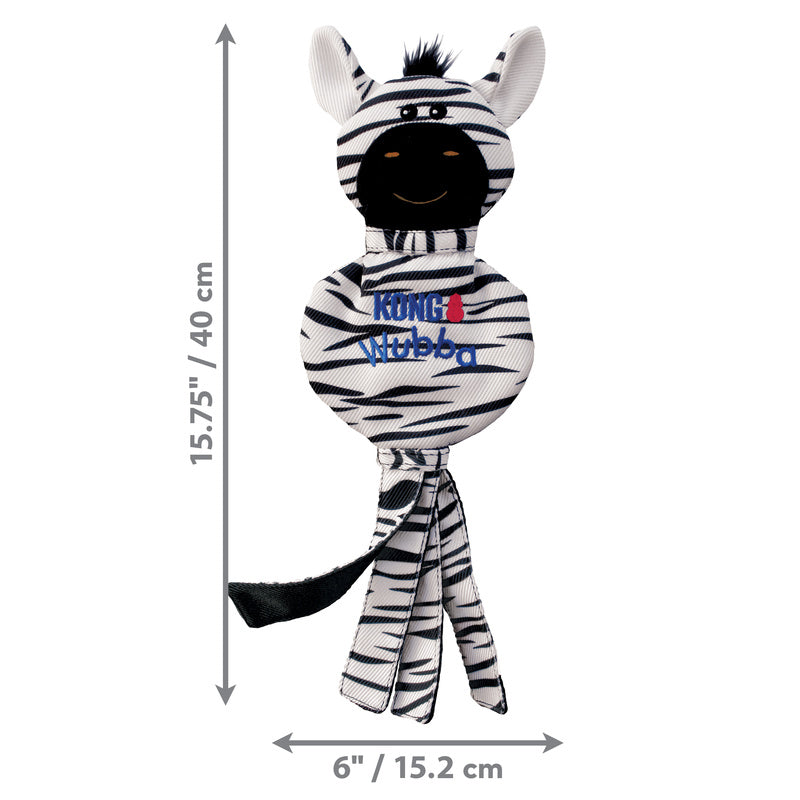 KONG WUBBA NOSTUFF ZEBRA