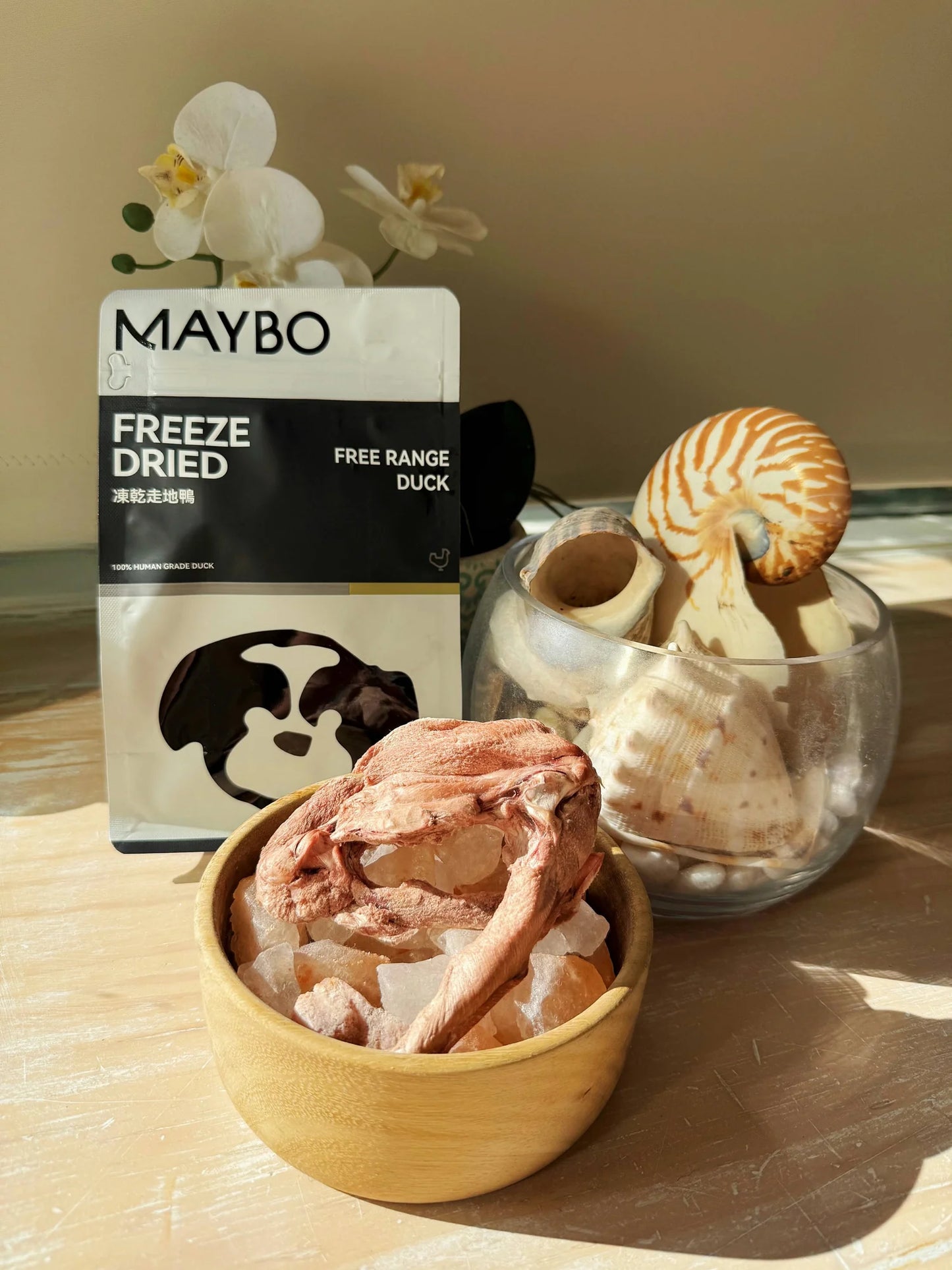 MAYBO FREEZE DRIED DUCK WISHBONE 2-3PC凍乾鴨鎖骨