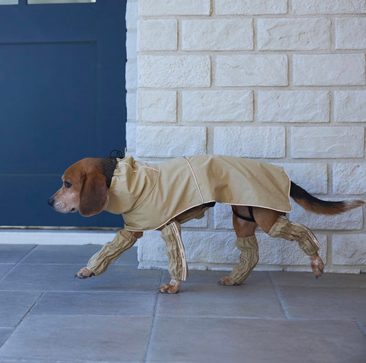 Mandarine Brothers Waterproof Dog Leg Cover - Beige