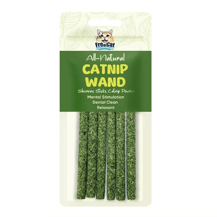 FREECAT ALL NATURE CATNIP WAND 6PCS